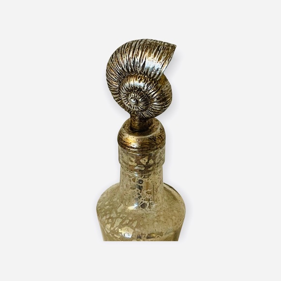 Nautical Glass Bottles with Starfish Shell  Beach Decor - Picture 4 of 9